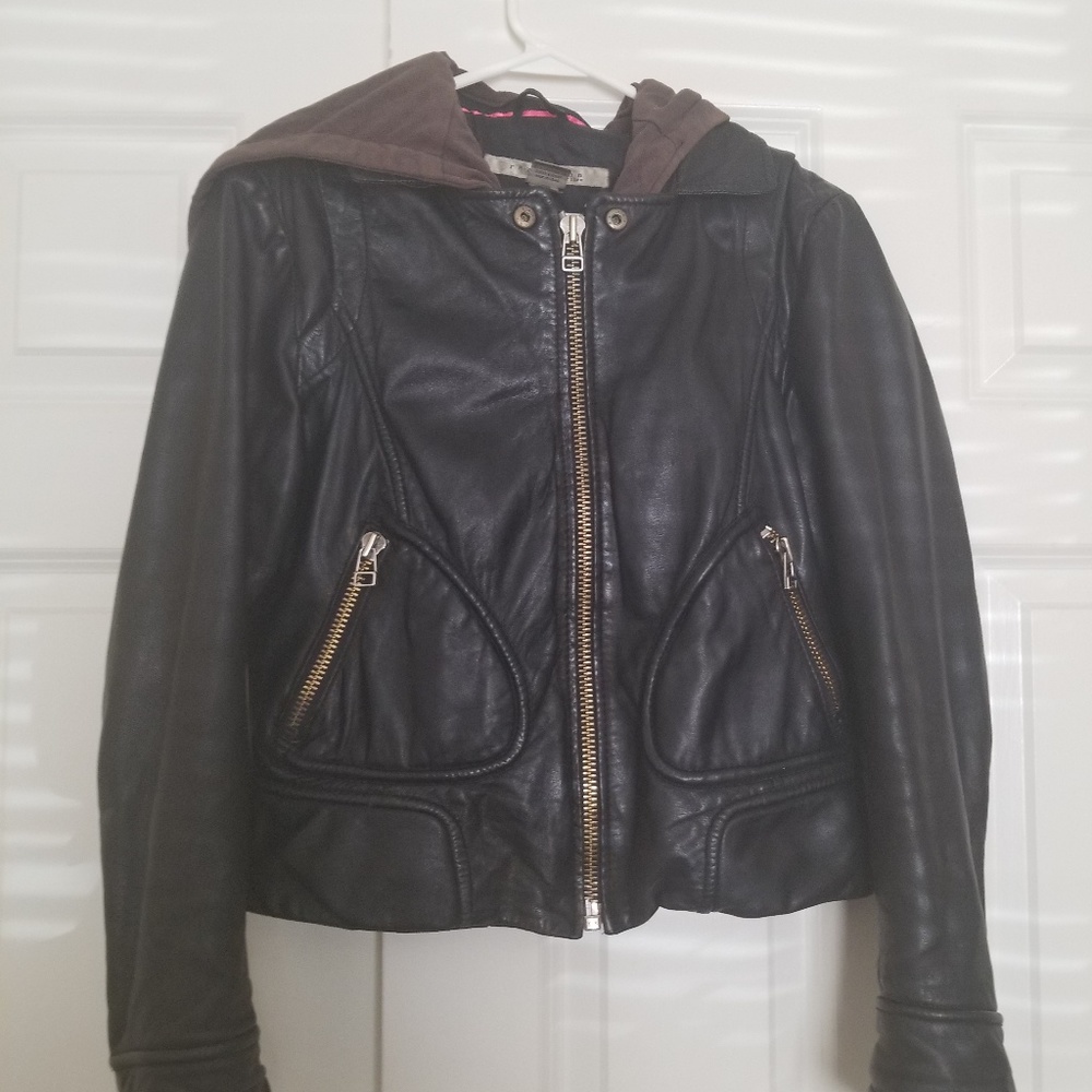 Victoria's Secret Rezrekshn Leather Jacket